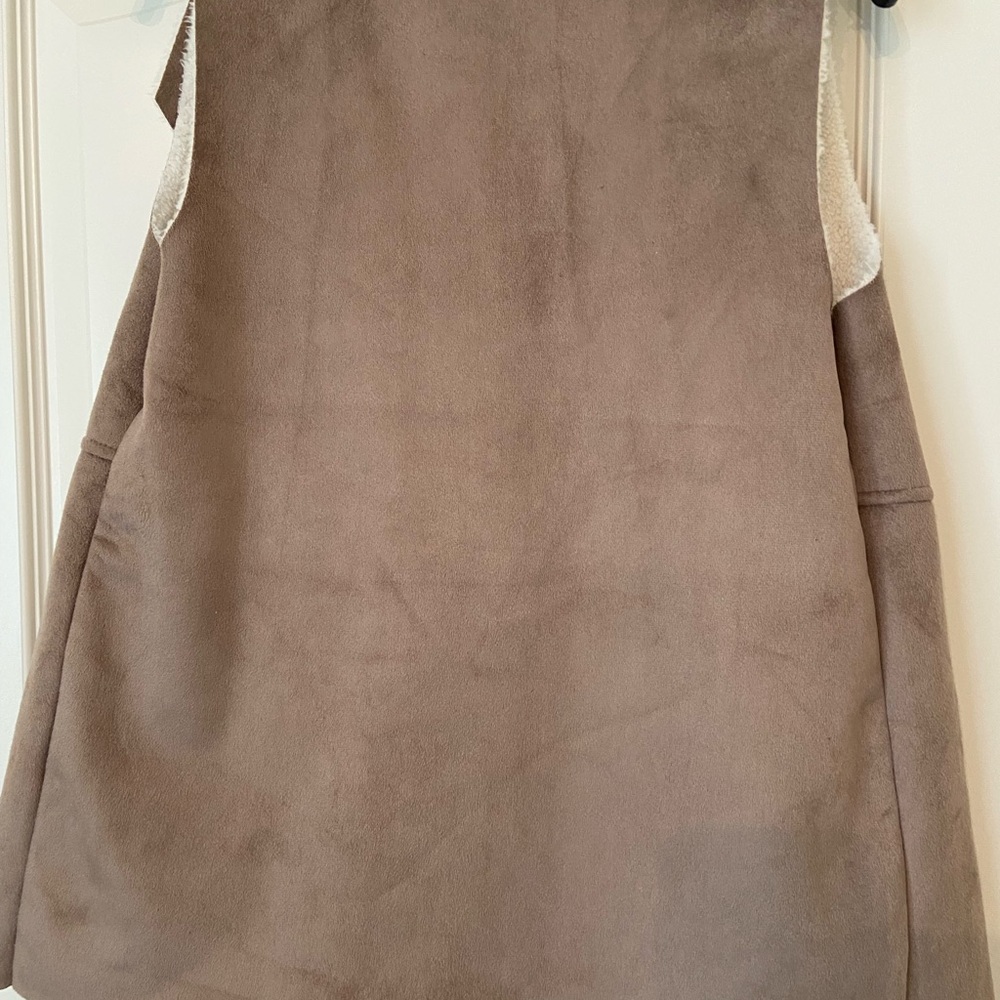 Faux Sherpa And Suede Vest! - image 3